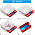 AMIR Upgraded Digital Kitchen Scale, 500g Mini Pocket Jewelry Scale with Back-Lit LCD Display, 2 Trays, Stainless Steel