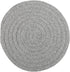 Potholders Set Trivets Set - 100% Pure Cotton Thread Weave Hot Pot Holders (Set of 3), Diameter 7 Inches (Light Gray)