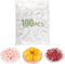 Plastic Bowl Covers 100pcs Reusable Elastic Shower Caps for Outdoor Food, Sourdough Bread Proofing, Keep Bugs Away