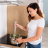 meekoo 3 Pieces Stainless Steel Ladle, Soup Handle with Pouring Rim for Cooking Soup Sauce, 3 oz