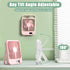 Travel Fan for Sleeping, Portable Rechargeable Fan with Digital Display, 100 Speed Wind Personal USB Fan for Bedroom
