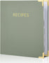 Aesthetic Recipe Binder with Waterproof Cover, Quality Blank Cookbook Binder to Organize Your Recipes