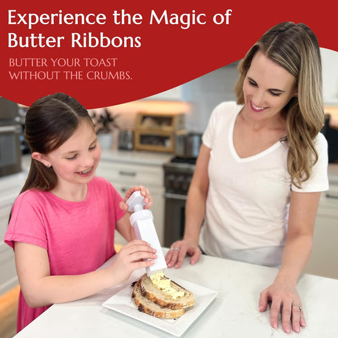 Max Space Butter Mill Butter Dispenser Stick, Twist to Spread Thin Butter Ribbons