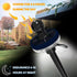 5-10 1" (1PC, LED Solar Light for Flag Pole, Waterproof Outdoor Lighting for FT Flagpoles, Fits Diameter Poles, Dusk