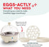 7 Dash Rapid Egg Cooker - Boiler, Poacher & Steamer - Includes Measuring & Recipe Guide - Dishwasher Safe - BPA Free