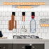 Adhesive Hooks, Stick on Stainless Steel Towel Robe Razor Wall Hooks, Heavy Duty Shower Hangers for Bathroom Kitchen