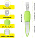 Rainspire 2-in-1 Lemon Zester Tool with Channel Knife, Stainless Steel Citrus Zester Tool, Lemon Peeler, Zesters