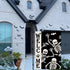 Welcome Halloween Skull Small Garden Flag, Vertical Double Sided Burlap 12 x 18 Inches Outdoor Decor