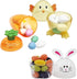 6-Pack The Dreidel Company Fillable Easter Carrots, Bunny, and Chick Containers, Perfect Characters for Easter Egg
