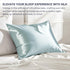 Ravmix 21momme Mulberry Silk Pillow Cases with Zipper, Soft Cool Pillow Cover for Beauty Sleep, 1PC(Queen 20"x30", Aqua