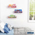 Set 3, Harwaya Pink Nursery Floating Shelves for Wall of Baby Girls Room Wall Book Shelves for Kids Bedroom, Corner