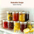 8 oz 24Pcs Set, ComSaf Small Mason Jars Bulk Half Pint Regular Mouth Mason Jar with Lids and Seal Bands, Glass Canning