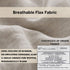 Simple&Opulence 100% French Linen Pillowcase, Queen Size Set of 2, Washed Solid Color Embroidered, Soft Durable