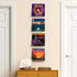 4 Pack 12" Album upsimples Vinyl Record Wall Mount Shelves, Vinyl Holder for Record Storage & Display, Clear Acrylic