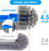 20'' TidyMister Pool Brush for Cleaning Pool Walls, Light Duty Pool Brush Head Detachable Side Brush Nylon Bristles