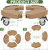 360 15-22 Inch 440lbs 1 Pack ToLanbbt Plant Caddy Stand with Wheels Adjustable Rolling Stand Heavy Duty Large Plant