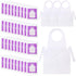 Tarpop 200 Pack Plastic Disposable Aprons, 44 x 30 Inch Large Clear Aprons for Cooking, Painting, DIY Crafts