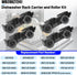 WD28X27241 Dishwasher Rack Carrier and Roller Kit for G-E Ha-ier Hot-point Dishwasher, Replaces WD12X10438, 4 Packs