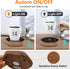 Smart Beverage Heating Plate, Electric Thermostat Coaster for Hot Coffee, Milk, Tea, and Cocoa (R1 wood grain)