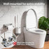 3 Pack Set Lefree Silicone Toilet Brush,Rubber Toilet Bowl Brush and Holder with Ventilated Holder, Toilet Cleaner