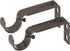 Ivilon Adjustable Brackets for Curtain Rods - Set of 2 for 1 or 1 1/8 Inch Rods - Oil Rubbed Bronze