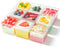 Qeirudu 5 oz Square Dessert Cups with Lids and Spoons, 50 Pack