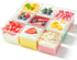 Qeirudu 5 oz Square Dessert Cups with Lids and Spoons, 50 Pack