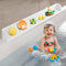 31.5" Bathtub Splash Guard for Tub Kids, Silicone Splash Shield with 11