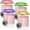 Omnikit for Ninja Swirl by Creami Pints and Lids - 4 Pack,