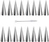 20 Pack 5.5 Inch Cream Horn Molds, Stainless Steel Baking Cones for Cannoli, Ice Cream, Standing Cone Shape