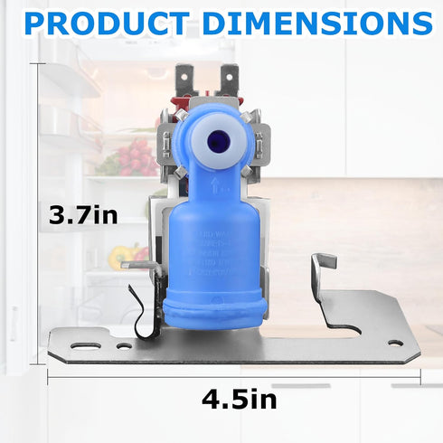 WR57X10033 Refrigerator Water Inlet Valve for GE Kenmore Hotpoint, Replace WR57X110, WR57X0102, WR57X102, WR57X90,