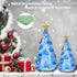 WECKLOM Christmas Tree DIY Kit Sea Glass Pieces for DIY Crafts Christmas Craft DIY Christmas Tree Lights Lamp Christmas