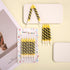 PEUTIER 12pcs Construction Birthday Candles, Yellow and Black Striped Charm Candle Construction Themed Birthday Candles