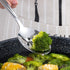 Stainless Steel Serving Spoon Set, 3 Large and 3 Slotted Spoons, 9.5-Inch Catering Set