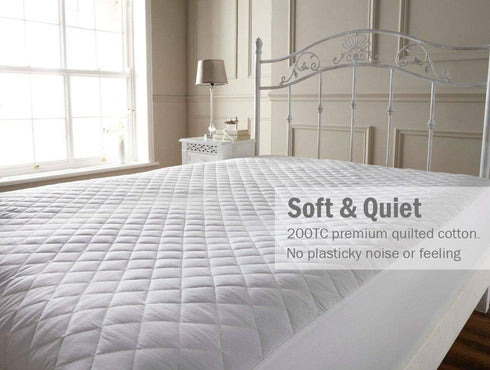Stuff4Tots 4 39"x80" Waterproof Mattress Cover (Twin XL), Perfect Hospital Bed Protector, Layer Protection, Super Soft