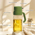 2-in-1 18oz 550ml Green / - Olive Oil Sprayer for Cooking,Salad and BBQ, Leakproof Oil Dispenser for Frying, Glass