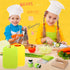 Kids Safe Knife Set for Toddlers, Real Cooking Tools with Gloves, Cutting Board & Crinkle Cutters