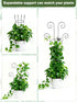 Whtawtaw 4 Pack 30 Inch Metal Butterfly Trellis for Climbing Plants Indoor, Taller Garden Trellis for Potted Plants