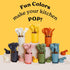 Silicone Kitchen Utensils Set & Holder, Cooking Essentials for New Home, Grey