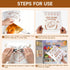 VELVASPIRA 2 Packs 17x13 Inch Beeswax Bread Bags for Homemade Bread Sourdough, XL Linen Reusable Bread Bag for Homemade