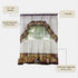 Achim Home Furnishings CFTS36BW12 Coffee Tier and Swag Window Treatment Set, 57" x 36", Brown