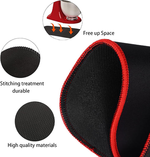 Sliding Appliance Mover, Effort Saving Rubber Mixer Mat Rolling Tray for Kitchen (Suitable for 4.5-5L)