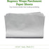 Regency Wraps 12 x 16 inches Parchment Paper Sheets, 6 pcs, White, Non-Stick Cooking and Baking