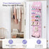 Closet 20 MISSLO Clear Over the Door Shoe Organizer Large Deep Pockets Hanging Shoe Rack for Fit Pairs Shoe Holder
