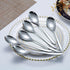 Dinner Spoons 6 Piece - 8.1'' Stainless Steel Tablespoons, Soup Spoons, Silverware for Home, Kitchen, Dishwasher Safe