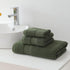 27x55 Set 100 650GSM Green,Pack 2) Bath Towels Percent Cotton Luxury Super Soft Absorbent Bathroom Towels (Olive