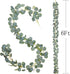 DearHouse Artificial Eucalyptus Garland Faux Silk Leaves Vines Handmade for Wedding Backdrop Arch Wall Decor