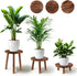 Yedcxup Plant Stand Indoor,3 Pcs Corner Plant Stand,Plant Shelf,Potting Bench,Suitable for Indoor and