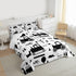 Set Set Set Set 1 Feelyou Construction Bedding Twin Size Equipment Trucks Comforter for Kids Boys Girls Decor Cartoon