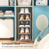 Closet Closet, HAIXIN Shoe Rack for - Stackable Shoe Organizer for Space-Saving Narrow Shoe Rack for Front Door